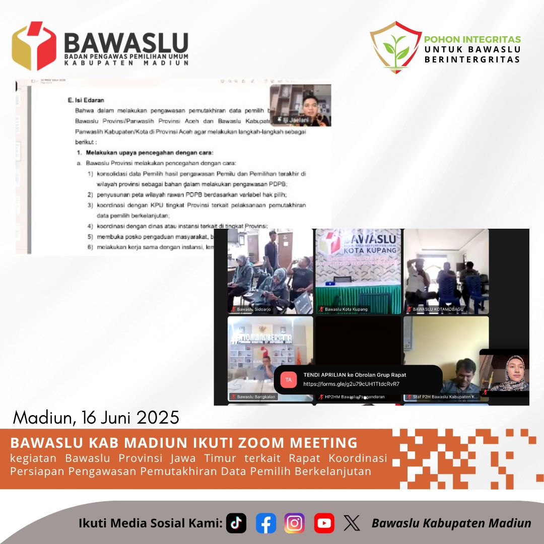 Humas Bawaslu Kabupaten Madiun