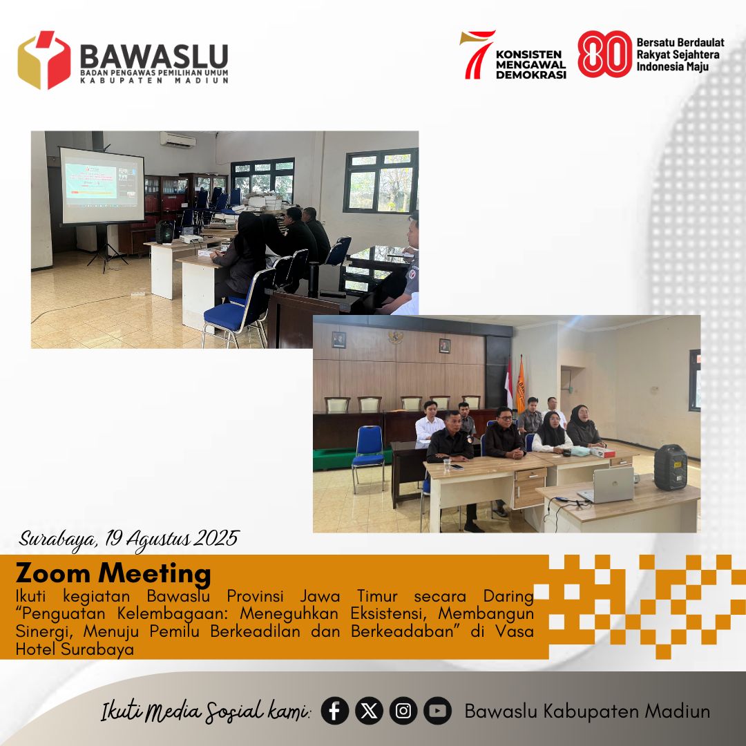 Humas Bawaslu Kabupaten Madiun
