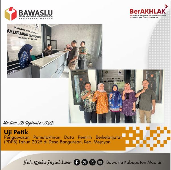 Humas Bawaslu Kabupaten Madiun