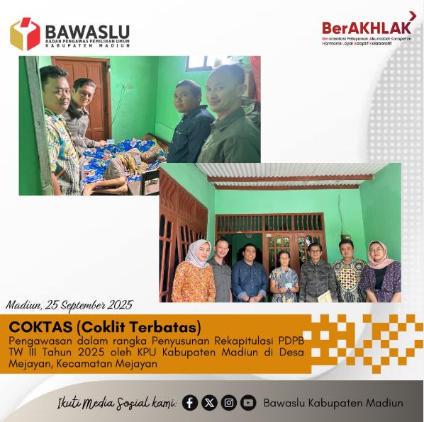 Humas Bawaslu Kabupaten Madiun