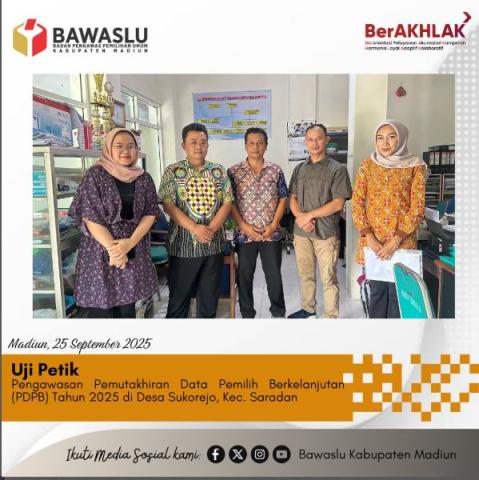 Humas Bawaslu Kab Madiun