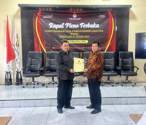 08122025 - Pleno Terbuka KPU