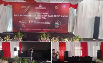 hari pertama pendaftaran calon bupati 2024